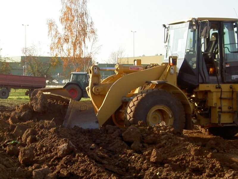 Skrývka zeminy Hudec Semtěš