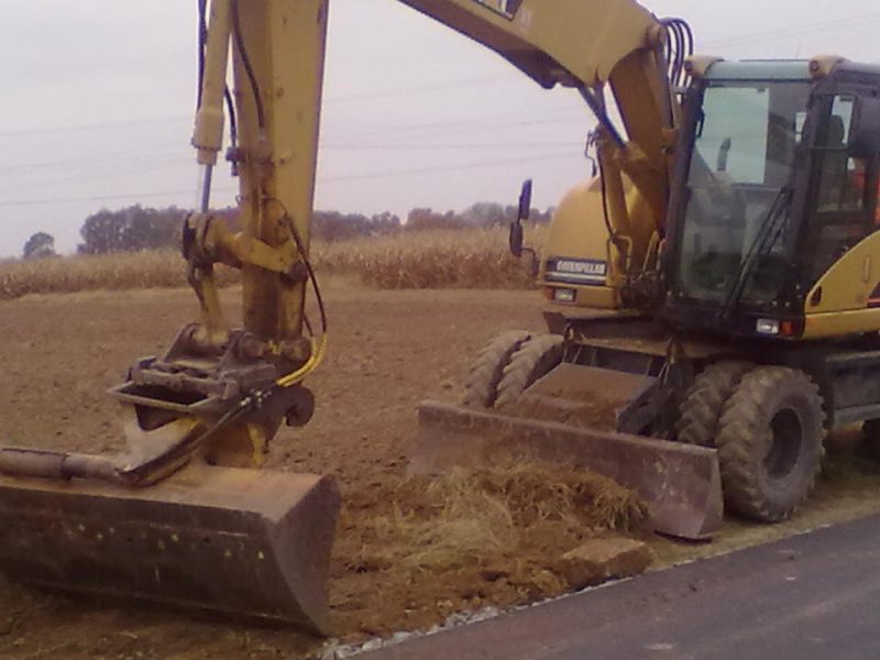 Odvodnění silnice Ronov nad Doubravou Hudec Semtěš